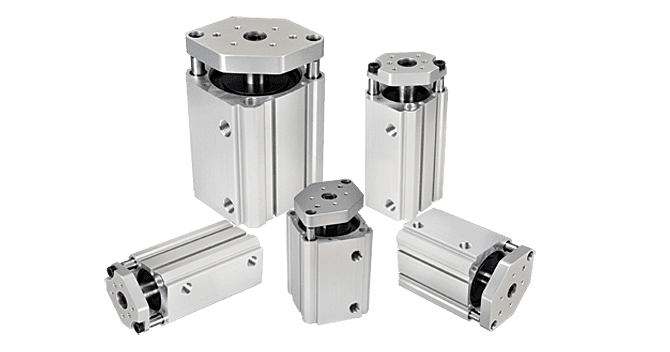 Series CTS Guided Pneumatic Compact Cylinder
